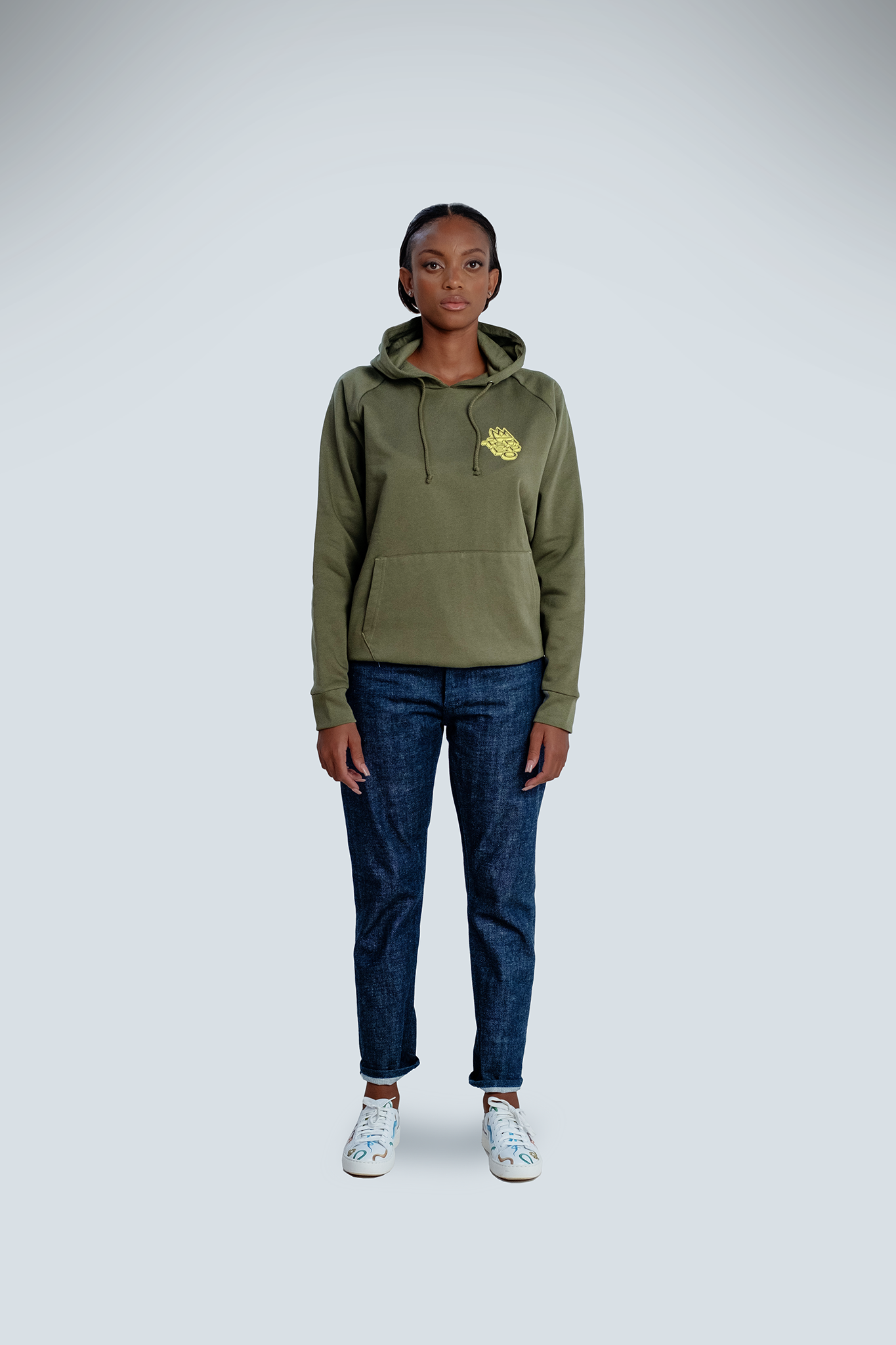 TSHEPO STACKED LIGHTWEIGHT HOODIE, OLIVE 2 | TSHEPO
