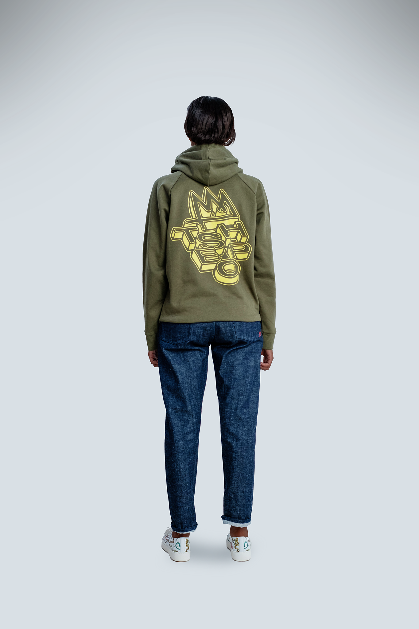 TSHEPO STACKED LIGHTWEIGHT HOODIE, OLIVE 3 | TSHEPO