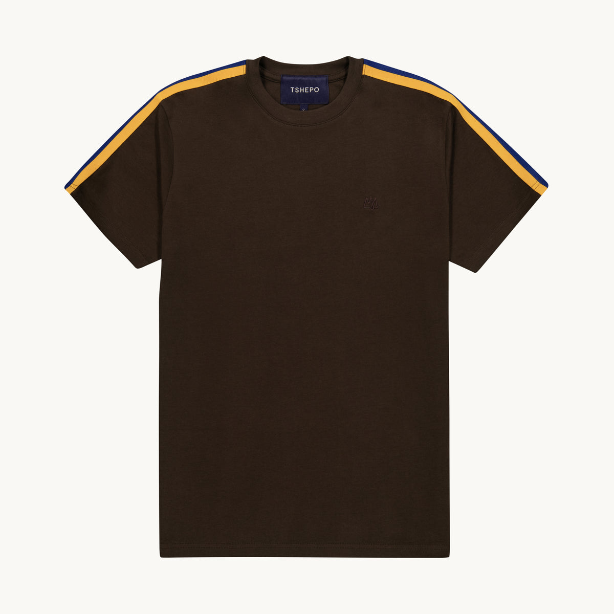 FLAG SHOULDER TAPE T-SHIRT