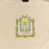 ILLUMINATION, LADIES CROPPED T-SHIRT, OATMEAL