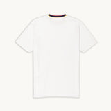 FLAG RIB NECKLINE - BLACK, WHITE