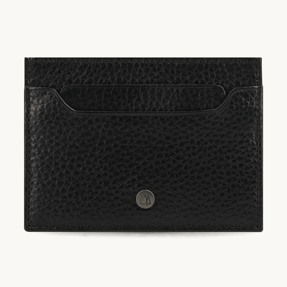 CARD HOLDER OSFA BLACK LEATHER