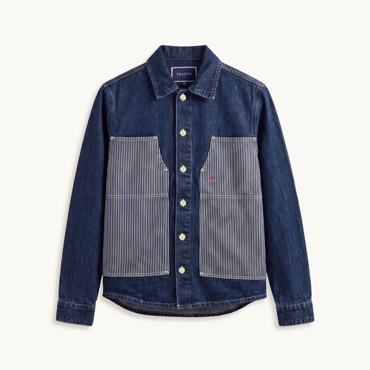 HICKORY PATCH RINSE DENIM SHIRT