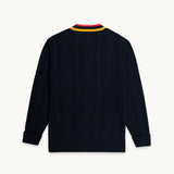 KNITTED CARDIGAN, NAVY