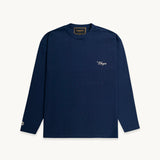 SIGNATURE, OVERSIZED CREWNECK, NAVY