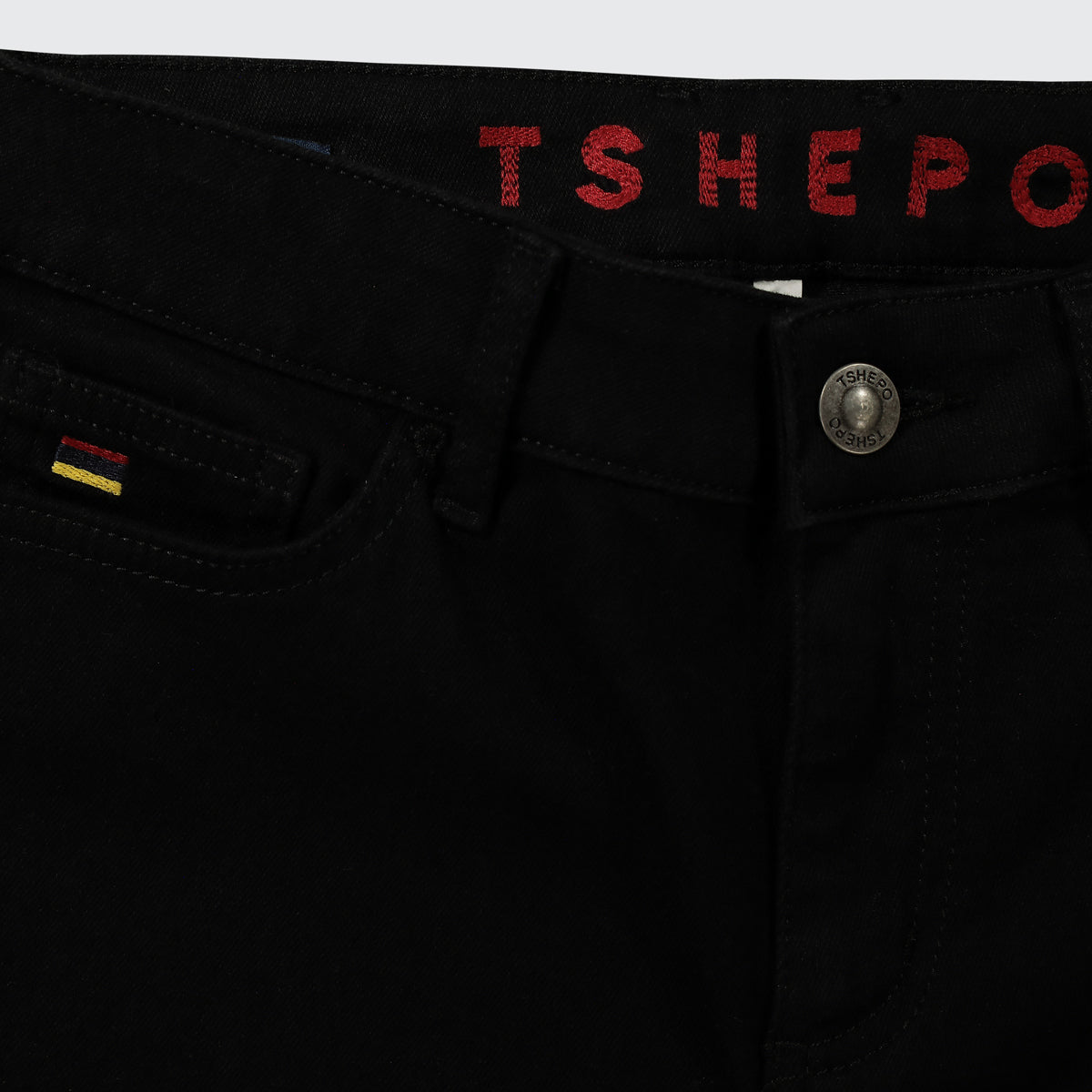 TSHEPO LADIES SKINNY ROYAL TAKALANI JEANS, BLACK 5 | TSHEPO