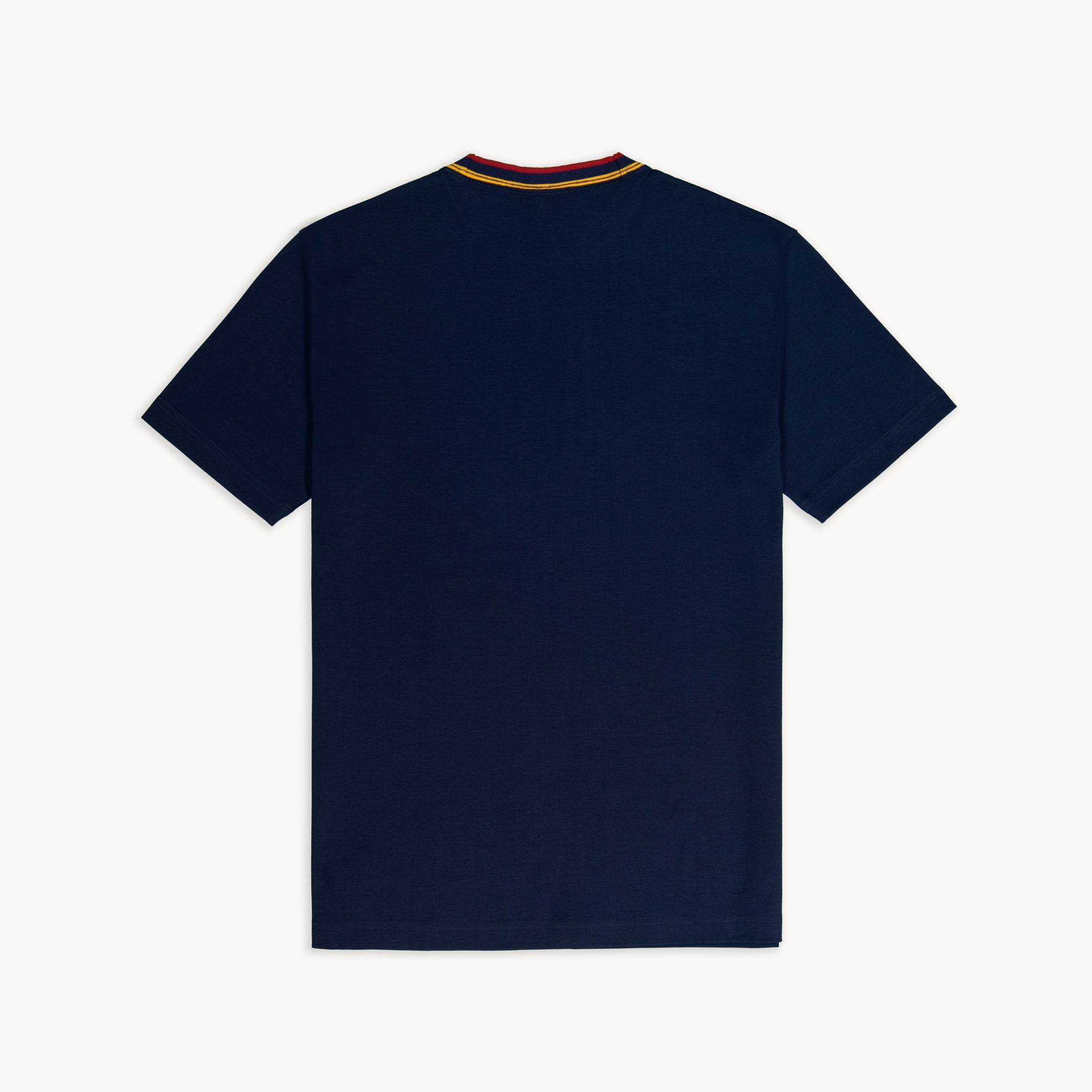 Tshepo Navy t-shirt back flat lay