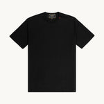 Black TSHEPO T-shirt with red embroidery crown