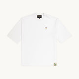 Front of white TSHEPO T-shirt