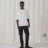 MINI FLAG, OVERSIZED T-SHIRT, WHITE