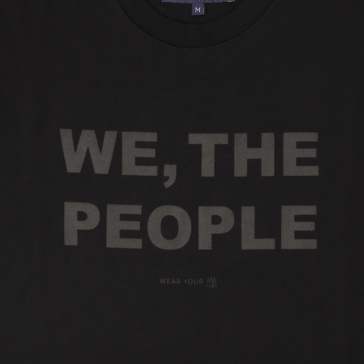 TSHEPO WE, THE PEOPLE T-SHIRT, DOUBLE BLACK