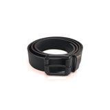 LEATHER BELT, BLACK
