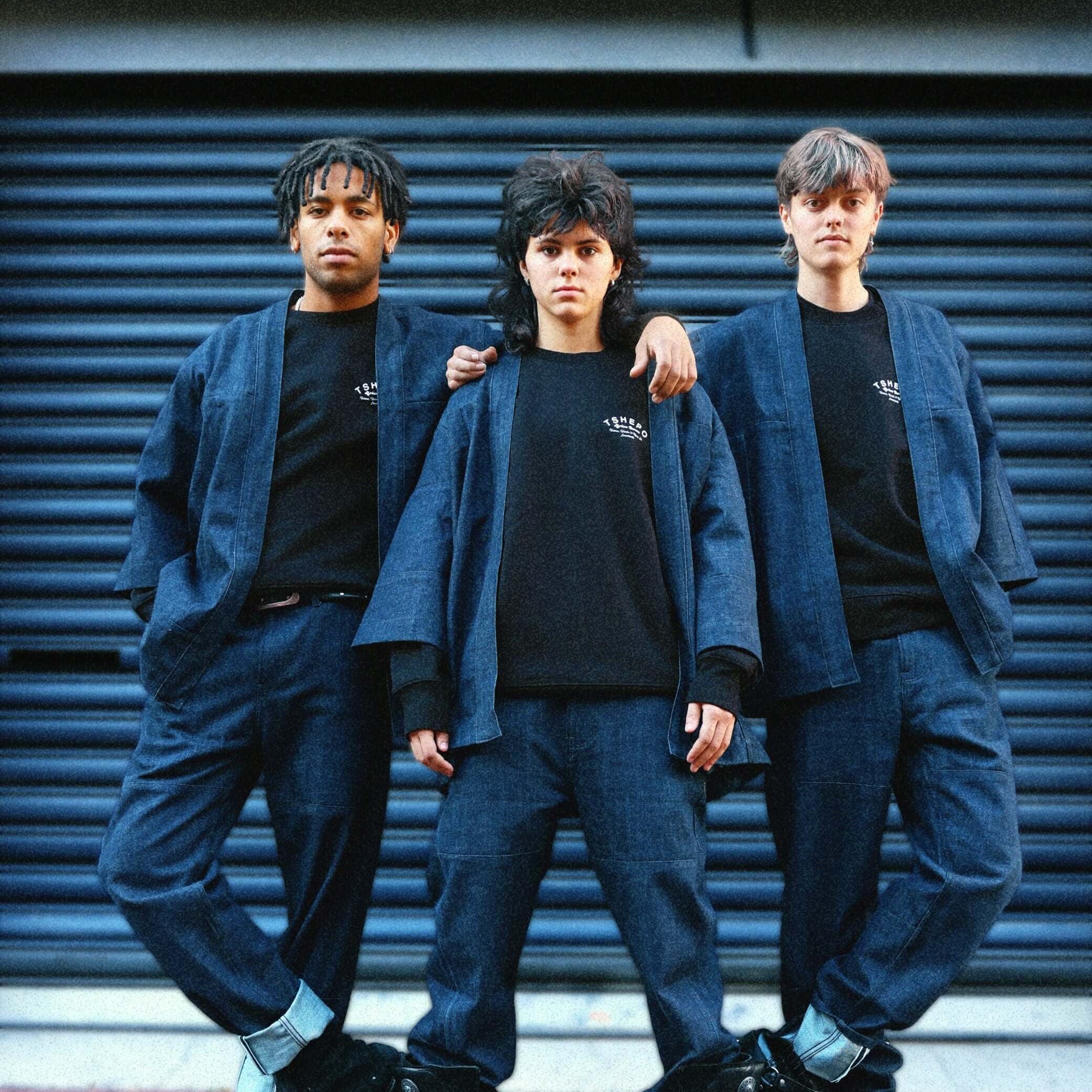 TSHEPO JEANS models wearing Tshepo Selvedge Kimonos and Jeans