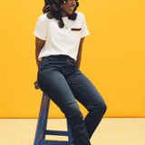 LADIES SKINNY ROYAL TAKALANI JEANS, BLUE BLACK