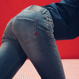 LADIES SKINNY ROYAL TAKALANI JEANS, LIGHT WASH
