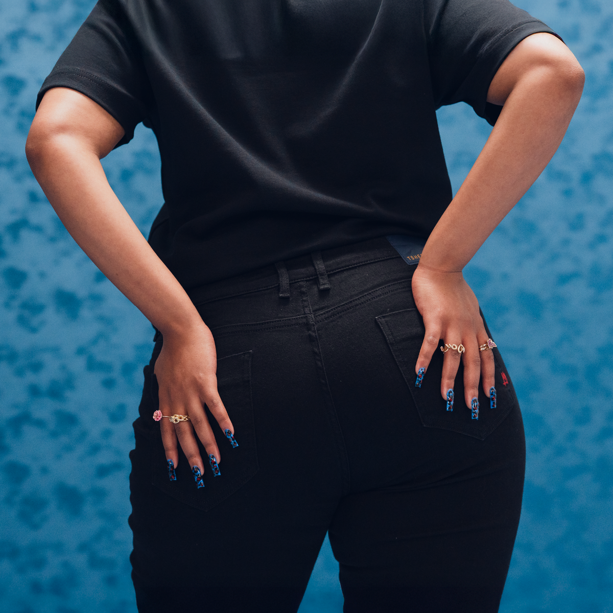 WOMENS A1 BLACK JEANS