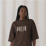 DREAM OVERSIZED T-SHIRT ESPRESSO