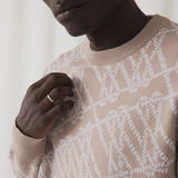 MONOGRAM JERSEY KNIT BEIGE