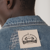 CROWN EMBROIDERY TRUCKER JACKET