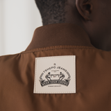 DENIM & ESPRESSO REVERSIBLE BOMBER JACKET