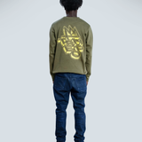 TSHEPO Stacked Lightweight Sweater, Olive