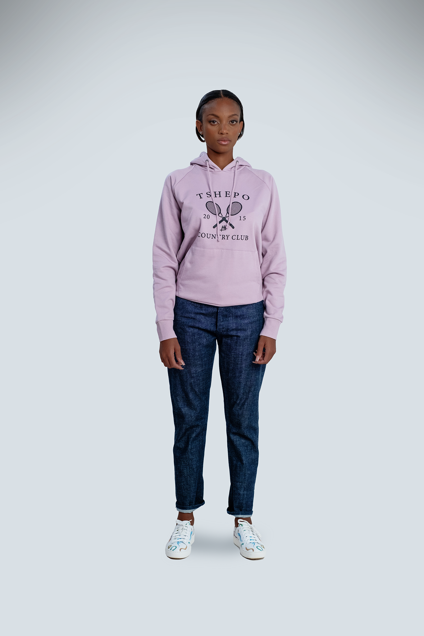 Dusty Pink Country Club Lightweight Hoodie 2 | TSHEPO