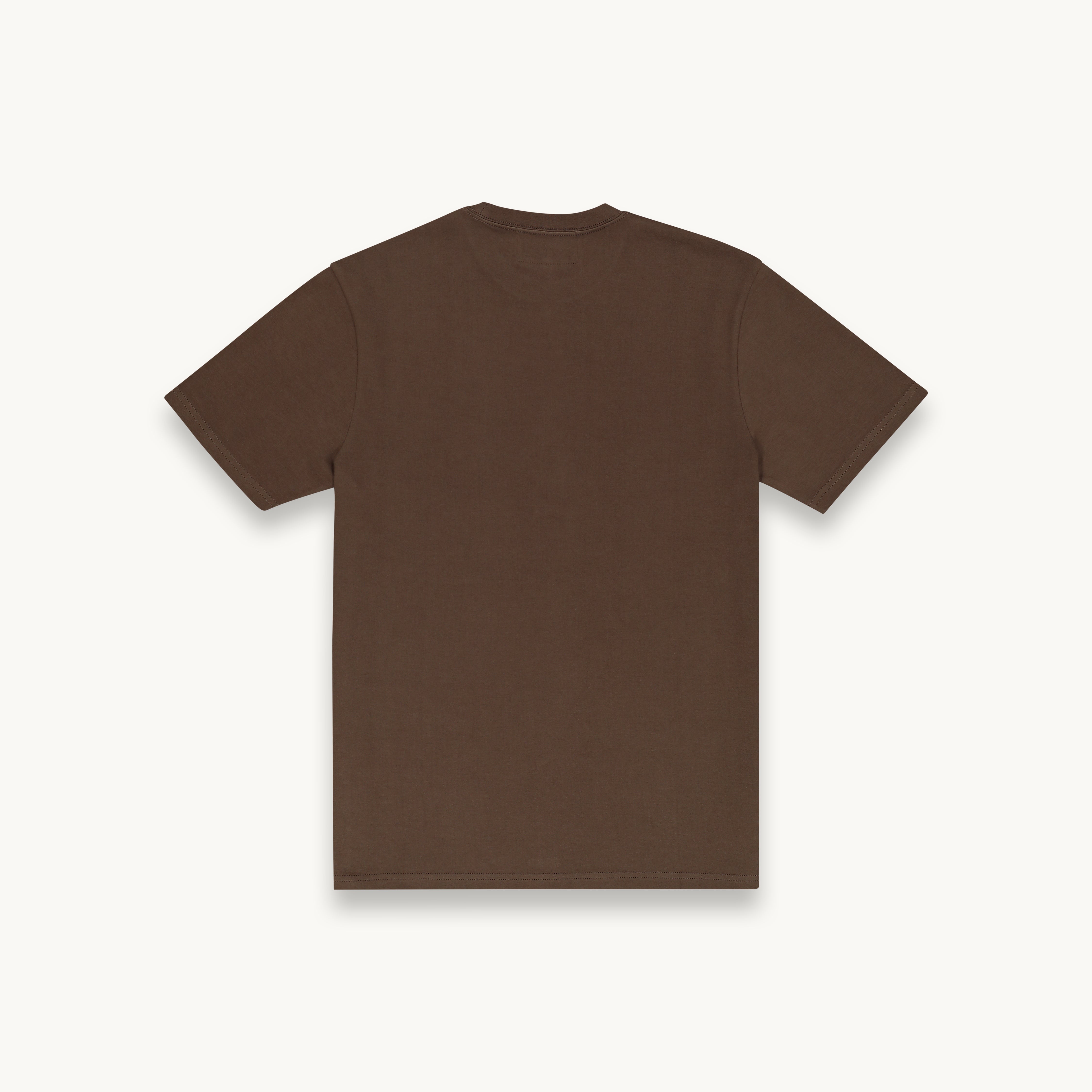 Tshepo monarch t-shirt in espresso brown