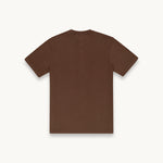 Tshepo monogram t-shirt in espresso brown