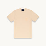 Tshepo monogram t-shirt in ivory beige 