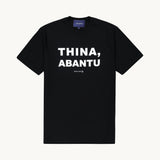 THINA,  ABANTU T-SHIRT, BLACK