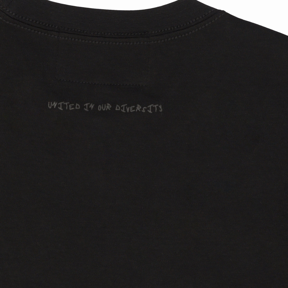 THINA ABANTU DOUBLE BLACK T-SHIRT