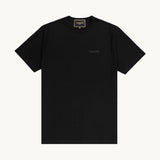 WORDMARK T-SHIRT, BLACK ON BLACK