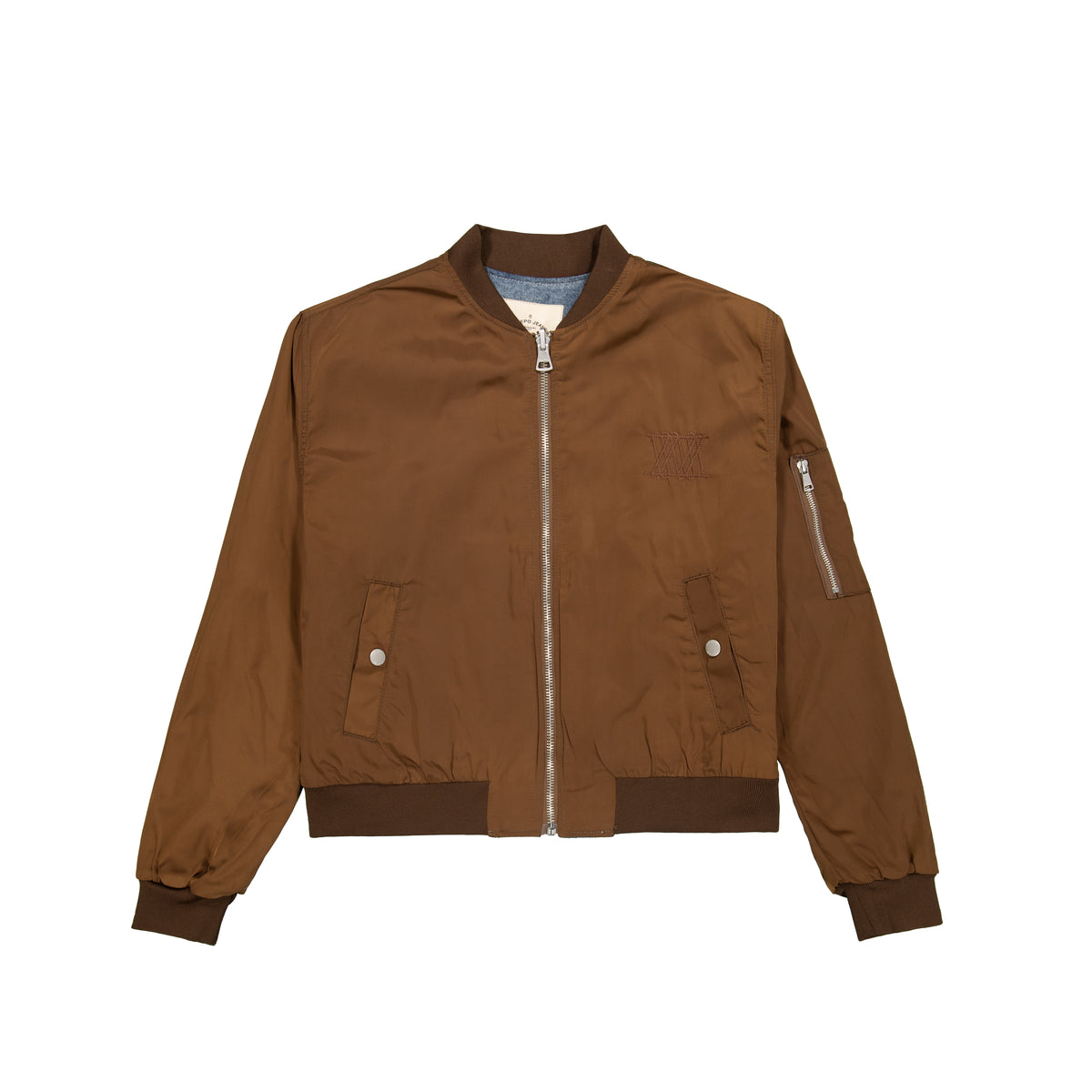 REVERSIBLE STONEWASH BOMBER JACKET