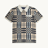 CHECK KNIT POLO