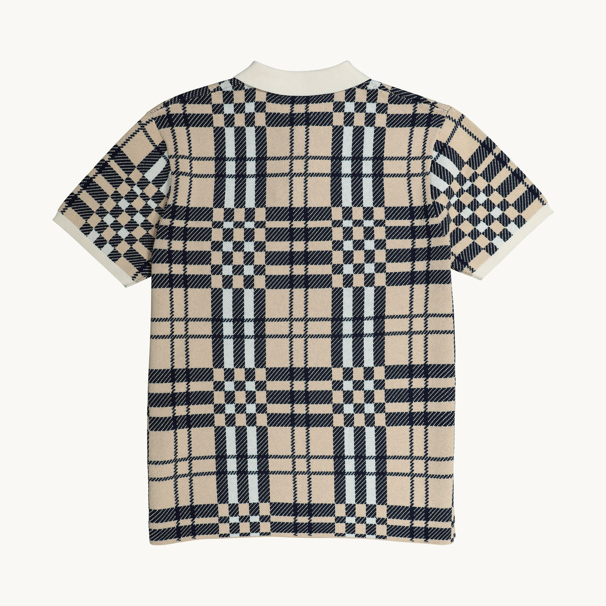 CHECK KNIT POLO