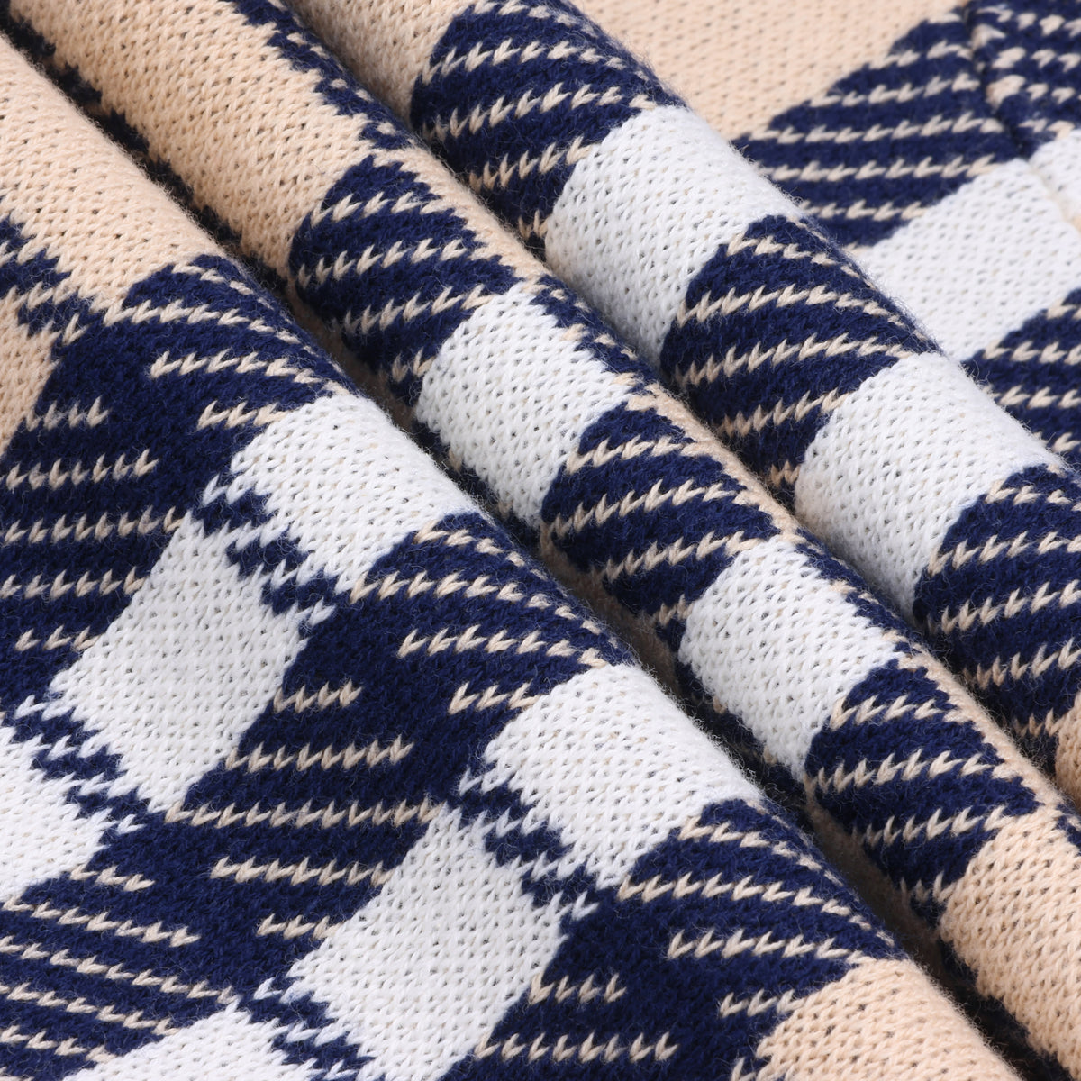 CHECK KNIT POLO