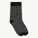 OVI MONOGRAM SOCKS BLACK