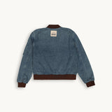 DENIM & ESPRESSO REVERSIBLE BOMBER JACKET