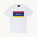 TSHEPO FLAGSHIP T-SHIRT, WHITE