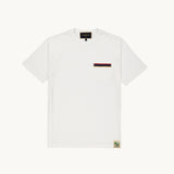 TSHEPO, POCKET FLAG, T-SHIRT, IVORY