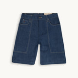 LIGHT WASH JORTS