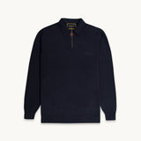 KNITTED LONG SLEEVE POLO