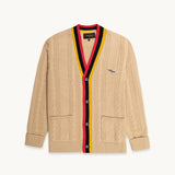 TSHEPO, KNITTED CARDIGAN, BEIGE