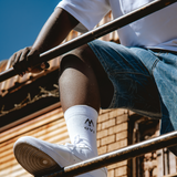 OVI LOGO SOCKS WHITE