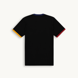 PLAIN FLAG RIBBED T-SHIRT BLACK