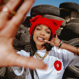 OVI VINYL T-SHIRT WHITE