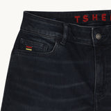 LADIES SKINNY ROYAL TAKALANI JEANS, BLUE BLACK