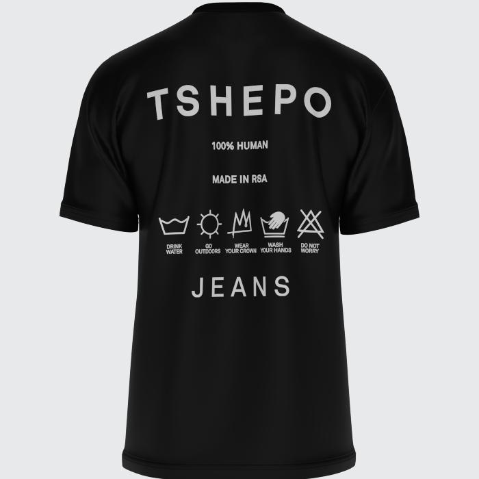TSHEPO SELF-CARE T-SHIRT, BLACK | TSHEPO