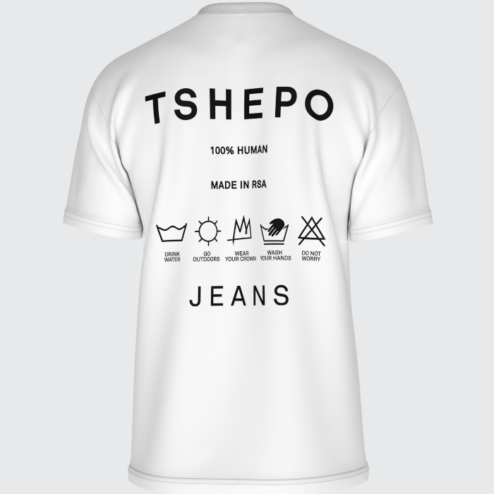 TSHEPO SELF-CARE T-SHIRT, WHITE | TSHEPO