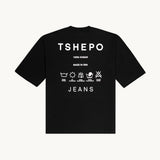 back of the oversized self care t-shirt